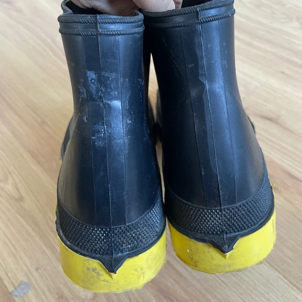 Bata Safety Toe Steel Shank Rubber Boots Industrial Military Work Rain Men 7